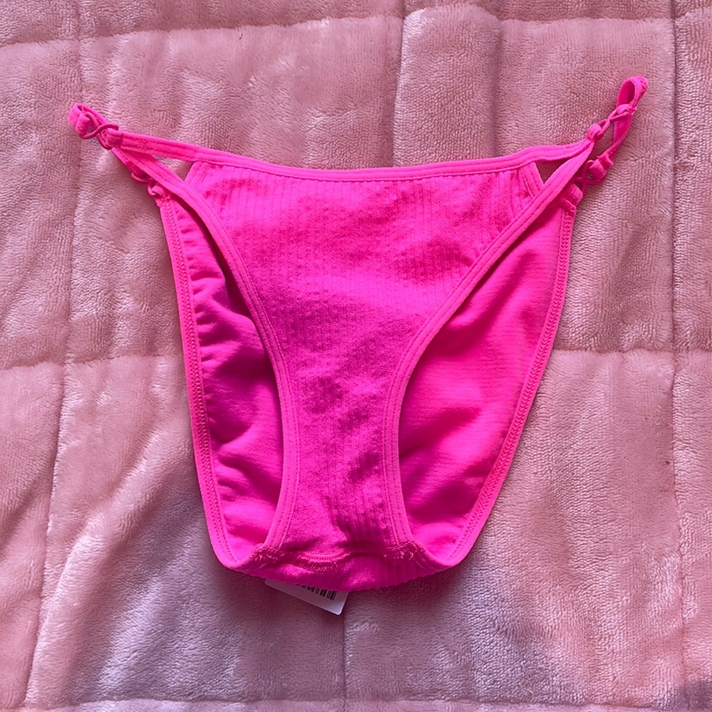 pink bikini bottoms size S